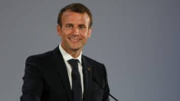 Le Président Emmanuel Macron