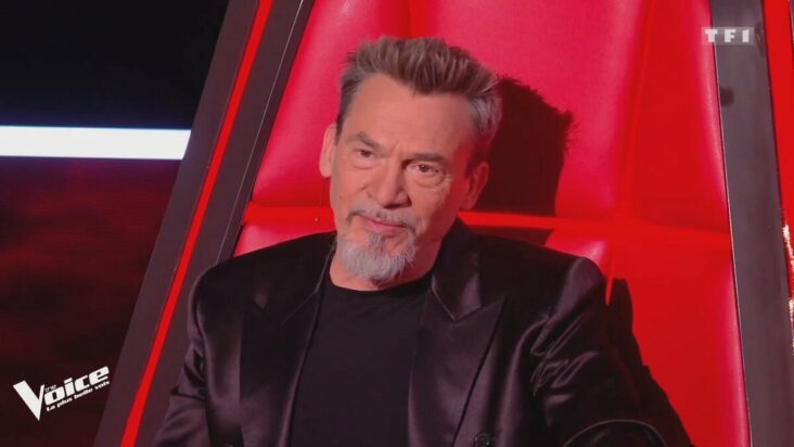 Florent Pagny sur le plateau de The Voice